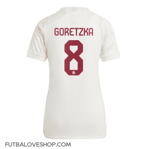 Dres Bayern Munich Leon Goretzka #8 Tretina pre Ženy 2023-24 Krátky Rukáv